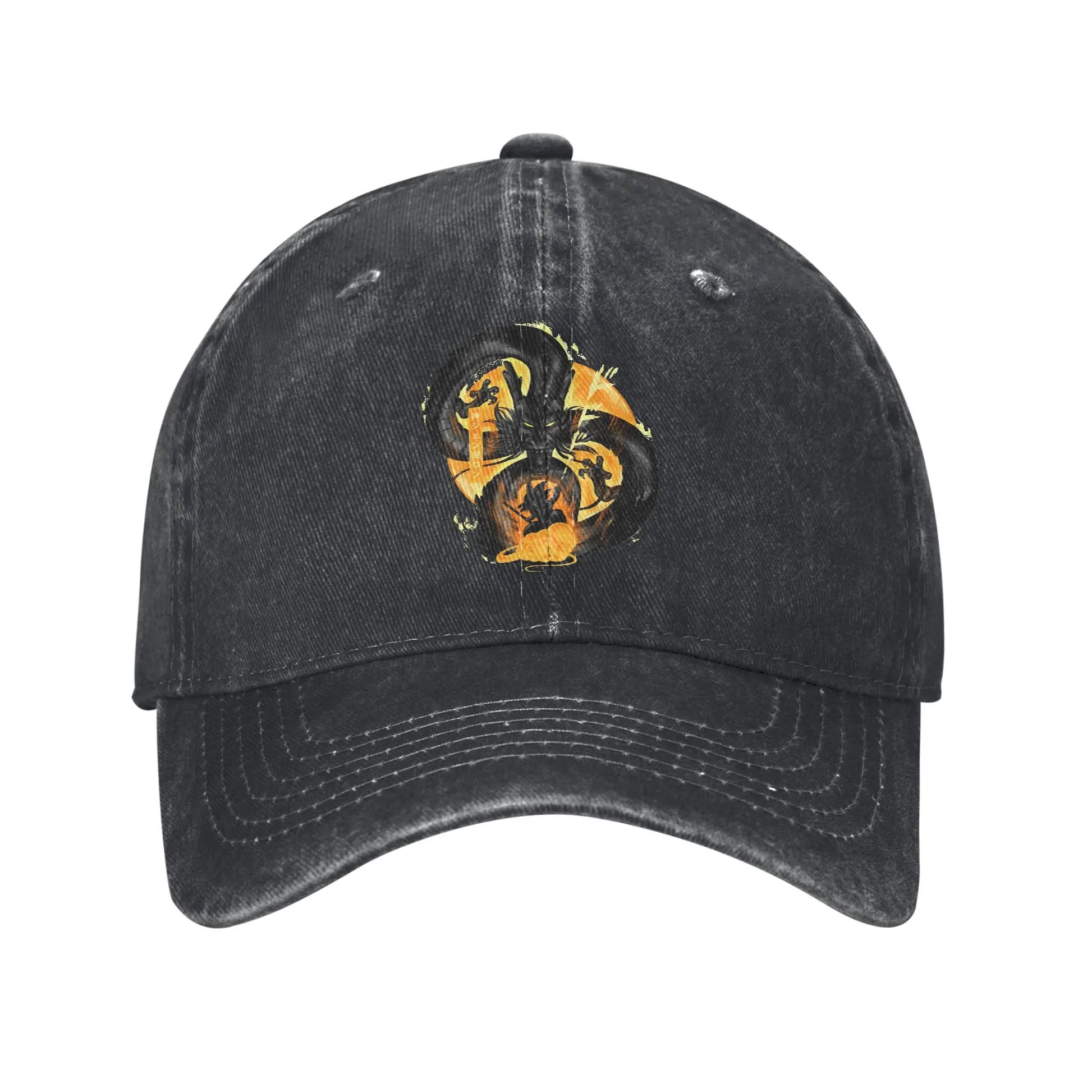 Produit gaming premium Fraquane, produits de luxe, nouvelle génération, équipement gamer, Vintage Dragon Ball Z Attack of Shenron Baseball Caps Men Women Distressed Denim Washed Cap Outdoor Running Golf Gift Hats Cap