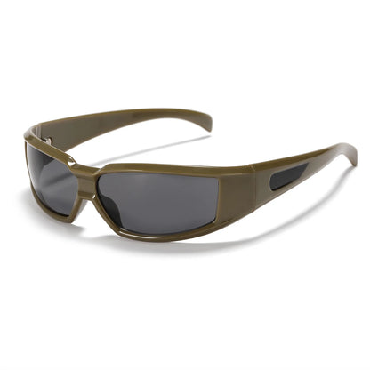 KLASSNUM Women Y2k Glasses Men 2026 Trendy New Sunglasses Future Sense Of Technology Girls Silver Pink Sunglasses UV400 Eyewear
