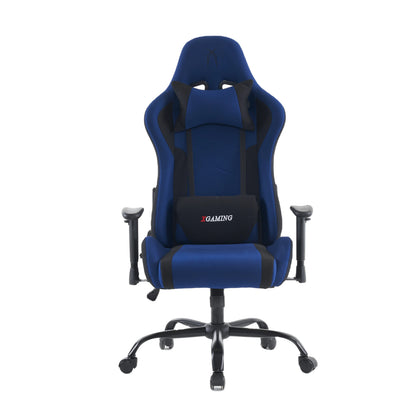 Ergonomic Gaming Chair with PU Leather, High Density Foam, Reclining Racing Chair with Adjustable Armrests for Office & Gaming
