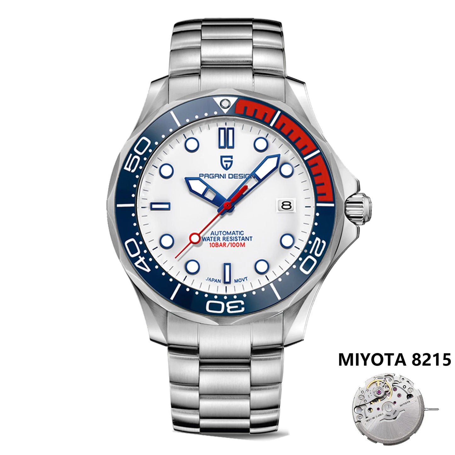 2025 New PAGANI DESIGN Men's Watches Luxury Automatic Watch For Men NH35A Mechanical Wrist watch Men AR Sapphire crystal Clock