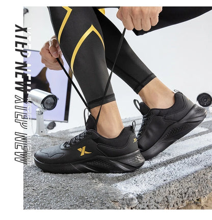 Xtep Men's Running Shoes Lightweight Surface Training Comfortable Breathable Jogging Stability Outdoor Shoes 879419110032