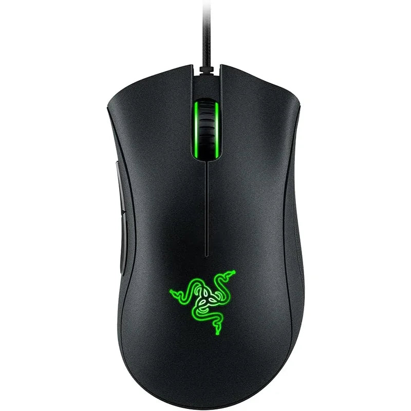 Mouse gaming cablato Razer DeathAdder Essential / Mouse cablati 6400DPI con 5 pulsanti indipendenti per laptop e PC gamer