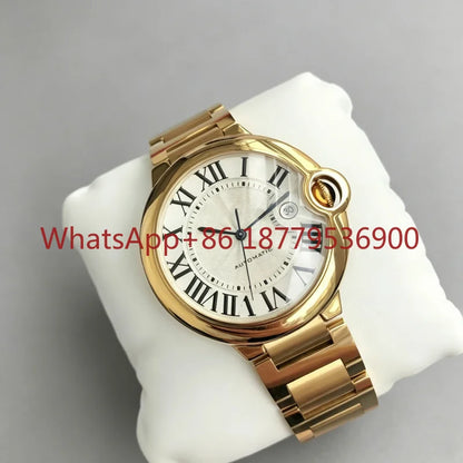 2026 Men Fashion Watch 904L Stainless Steel Leather 42MM Automatic Mechanical High-Quality AAA Custom Watches