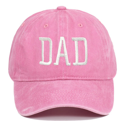 Mom and Dad Embroidered Baseball Hat Retro Sports Running Sunscreen Leisure Daily Versatile Travel Duck Tongue Hat