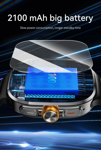 M99 Smartwatch 5G With 2.4inch Amoled Screen 900W Rotating Camera WIFI GPS Position Compass NFC Bluetooth Smart Watch Men Women