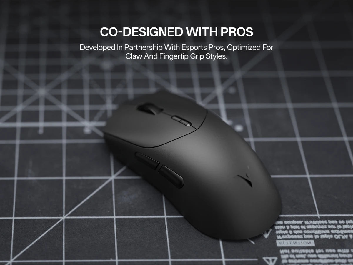 Rapoo VT7 MAX Wireless Gaming Mouse, True 8K Wireless Gaming Mouse, 53g Ultra-Lightweight, 30K DPI, 750-Hour Battery, Programmable Gaming Mouse