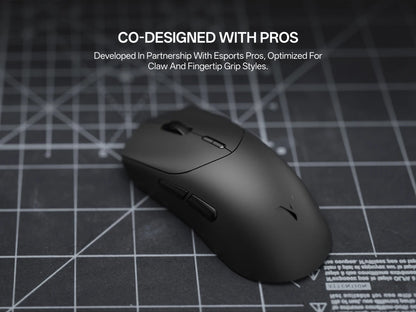 Rapoo VT7 MAX Wireless Gaming Mouse, True 8K Wireless Gaming Mouse, 53g Ultra-Lightweight, 30K DPI, 750-Hour Battery, Programmable Gaming Mouse