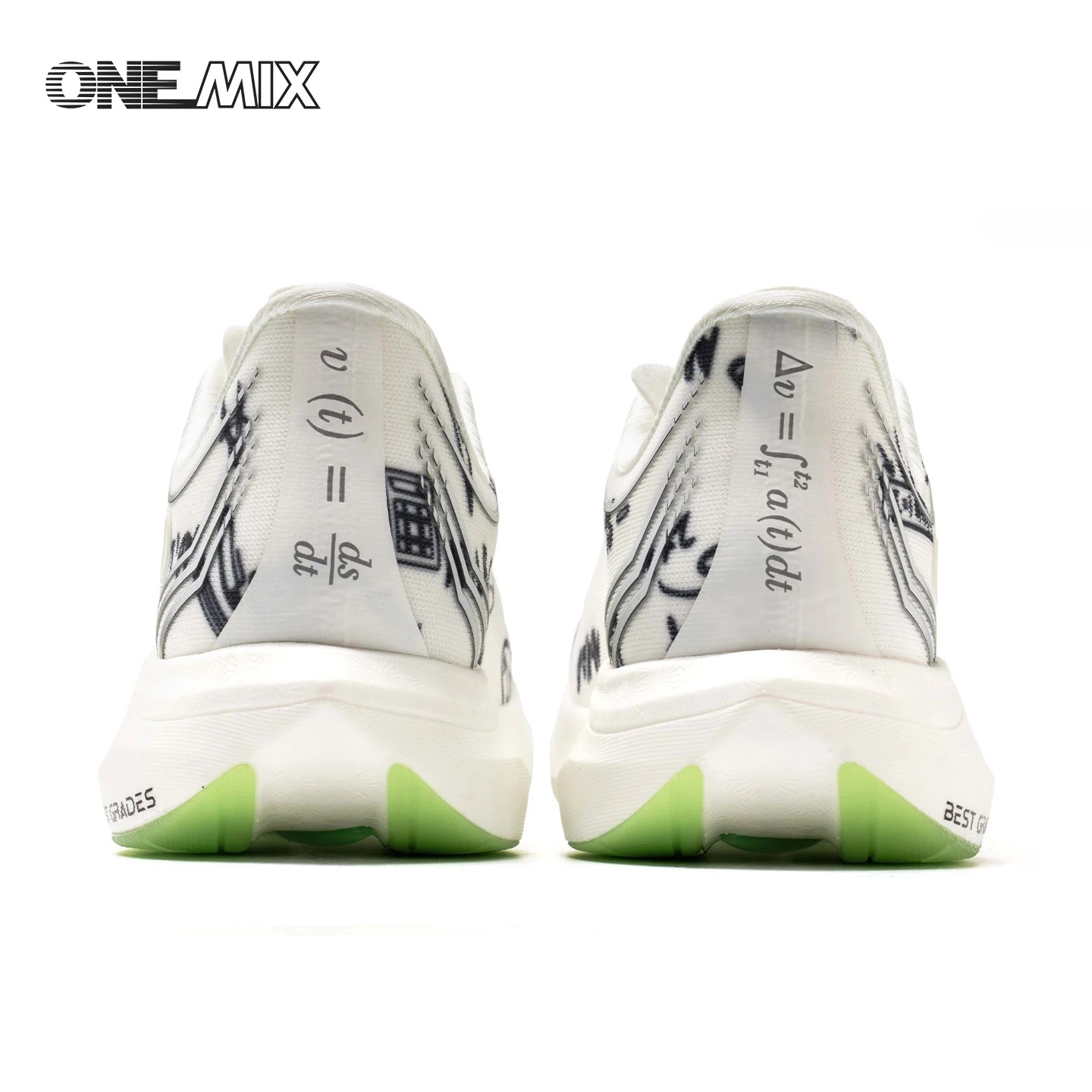 ONEMIX New Nylon Carbon Board Marathon Running Racing Shoes Shock-Absorbing Professional Stable Support Ultra-Light Rebound Sneakers
