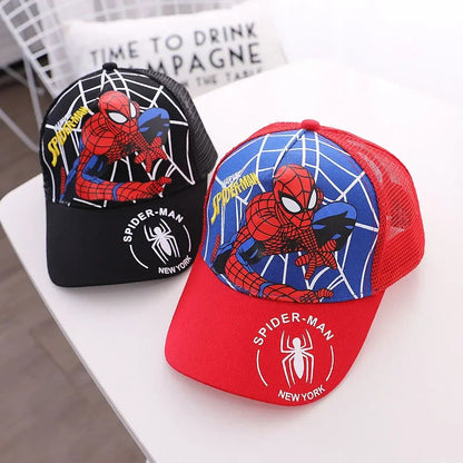 Czapka z daszkiem Spider-Man dla chłopców i dziewcząt, czapki z motywem superbohaterów, czapki przeciwsłoneczne, prezent urodzinowy dla dzieci, rekwizyty do cosplayu, modne czapki