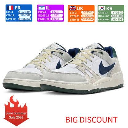 Nike Full Force Low Comfort Low-Top Skate Shoes Men's Grey FZ3595-100