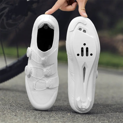 Professional Men Cycling MTB Shoes Route Cleats Speed Road Bike Sneaker Racing Women Flat Bicycle Mountain Spd Biking Footwear