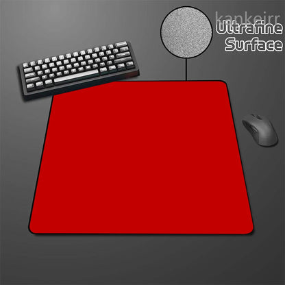 Tappetino mouse Black Speed a tinta unita, altamente elastico, con base antiscivolo, tappetino gaming premium per e-sport, superficie ultrafine, deskmat