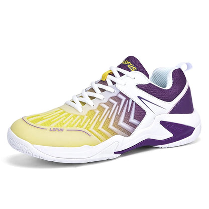 Professional Badminton Shoes for Men and Women Anti-Slip Tennis Trainers for Indoor and Outdoor Sports Blue Sneakers