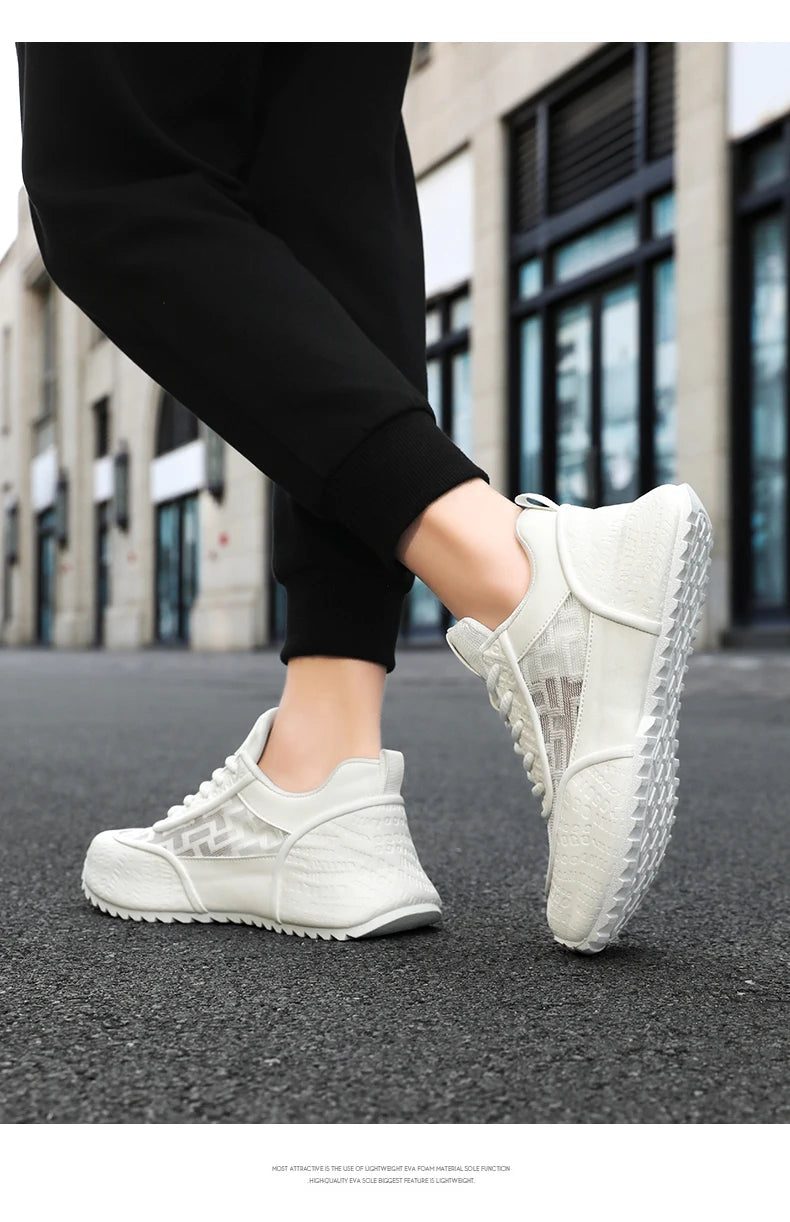 Brand protection 2026 new men's lightweight non-slip breathable wear-resistant running sports fashion versatile casual shoes