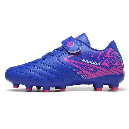 Nouveaux enfants bottes de Football sport société terrain garçon chaussures de Football Futsal rapide intérieur Sneaker Original cheville crampons botte de Football