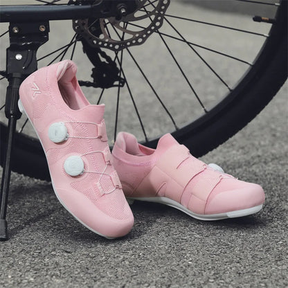 Professional Men Cycling MTB Shoes Route Cleats Speed Road Bike Sneaker Racing Women Flat Bicycle Mountain Spd Biking Footwear