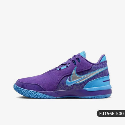 Oryginalne, nowe, męskie buty do koszykówki Nike z półwysoką cholewką i wytrzymałą patchworkową konstrukcją FJ1566-500