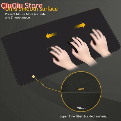Sonic Desk Mat Smooth Table Mat Large Extended Gaming Mouse Pad Keyboard Pad For Computer