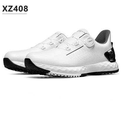PGM golf-sneakers til herrer – komfortabel støddæmpning, drejeknap-snørebånd, vandtætte og skridsikre, med højdeøgning XZ408
