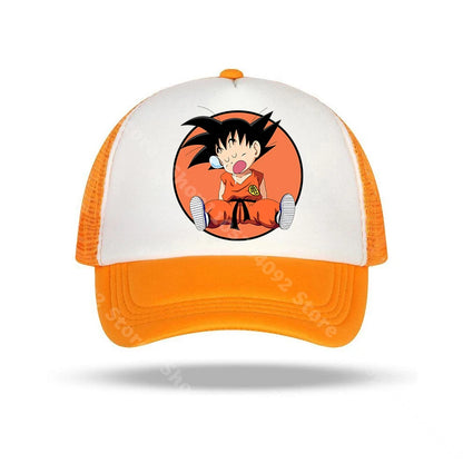 Dragon Ball baseball sapkák, anime karakterekkel nyomtatott napellenzős sapkák, gyerekeknek és felnőtteknek, nyári, lélegző, alkalmi sapkák, állítható csúcsú sapkák, ajándékok