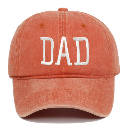 Mom and Dad Embroidered Baseball Hat Retro Sports Running Sunscreen Leisure Daily Versatile Travel Duck Tongue Hat