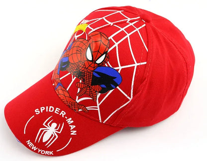 Czapka z daszkiem Spider-Man dla chłopców i dziewcząt, czapki z motywem superbohaterów, czapki przeciwsłoneczne, prezent urodzinowy dla dzieci, rekwizyty do cosplayu, modne czapki