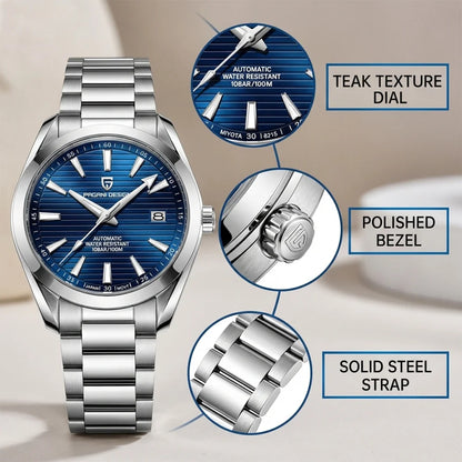 PAGANI DESIGN A150 40MM Men's Mechanical Watch Luxury Sapphire Glass Men's Automatic Watch 100M Waterproof Reloj Hombre