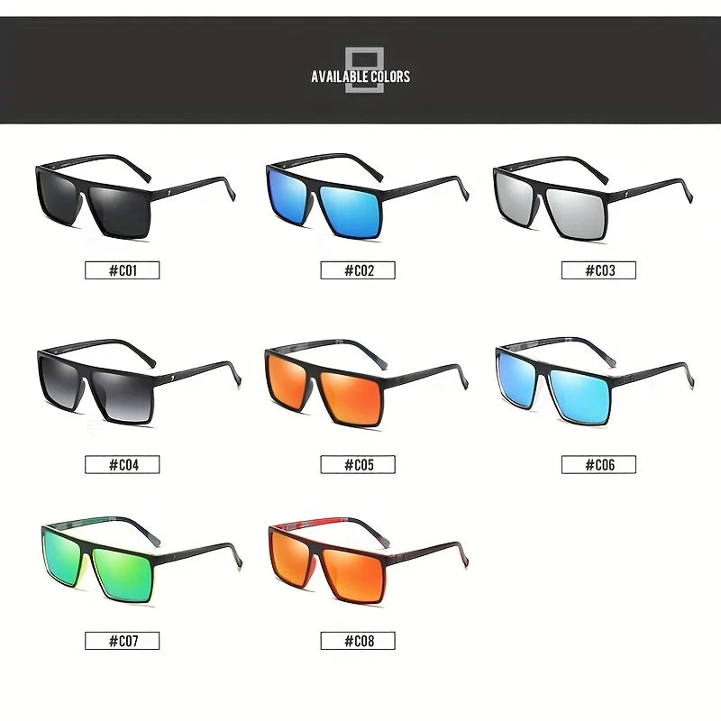 DUBERY Polarized UV400 Protection Sunglasses For Men And Women 8 Colors Model 369