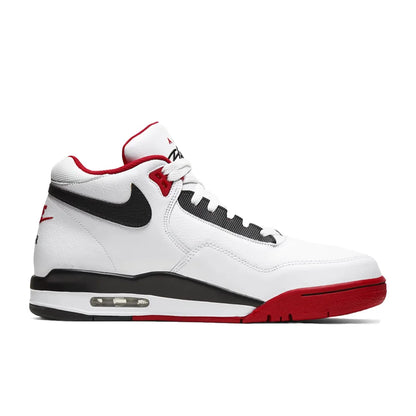 Buty do koszykówki Nike Flight Legacy Classic Style Mid-Top Retro, unisex, czerwono-białe, BQ4212-100
