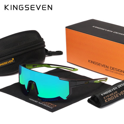 KINGSEVEN MTB Cycling Glasses Men Women Outdoor Sports Running Drving Sunglasses UV400 Road Running Bike Bicycle Goggles Male
