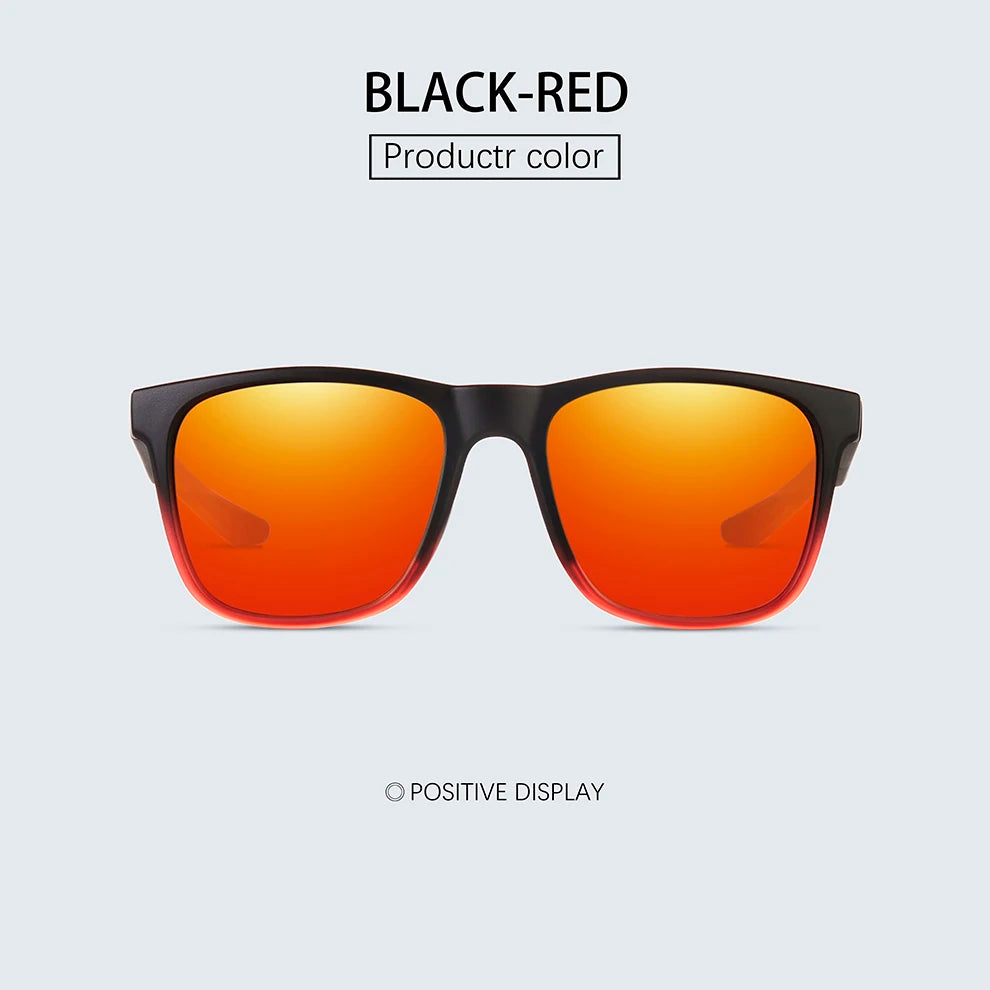 Fashion Sun Glasses Square Polarized Sunglasses man Driving Fishing Luxury Brand Designer UV400 Eyewear