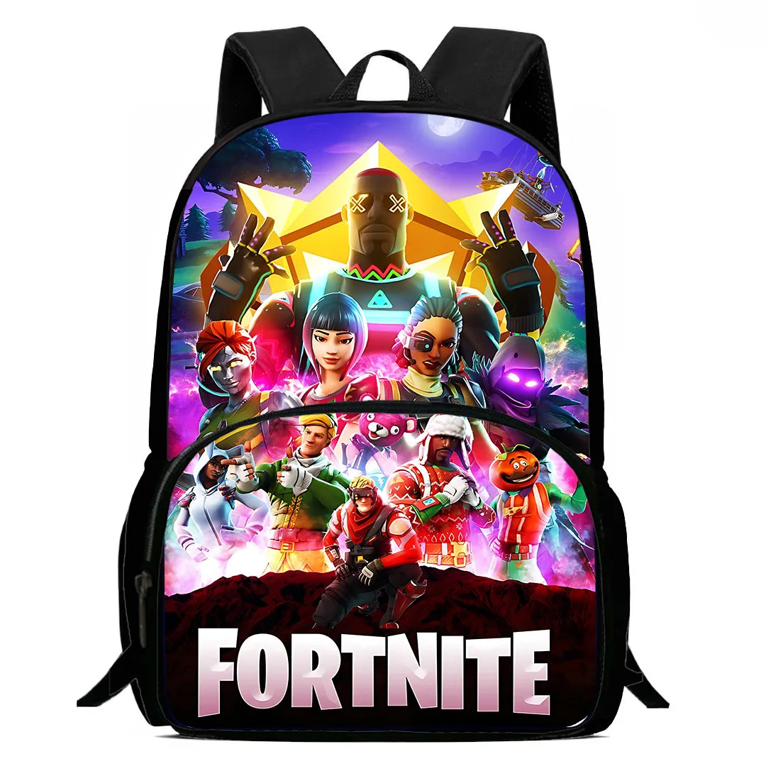 Popular Game FortniteS Kids Backpacks Boys Girls Student Birthday Gift Child School Bags Large Capacity Camping Durable Rucksack