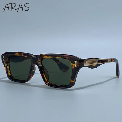 Polarized Classic Square Sunglasses Men 2026 Luxury Brand Steampunk UV400 Driving Sun Glasses For Male Trendy Small Frame Shades