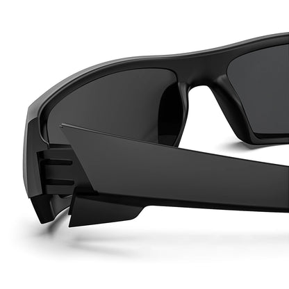MAXJULI Z87 Polarized Sunglasses Men Wrap Around Sport Driving UV400 Retro Vintage Shield Safety Glasses 8231
