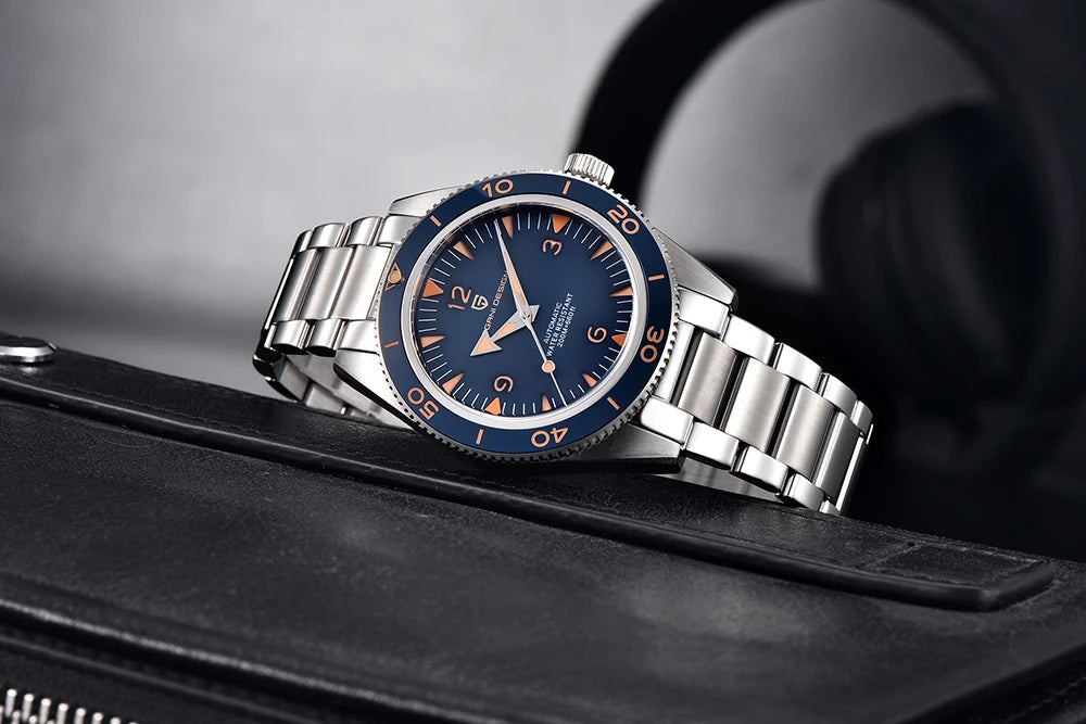 PAGANI DESIGN 41 MM Luxury Men Mechanical Wristwatch 200m Waterproof Sapphire Clock Automatic Stainless Steel Business Watch