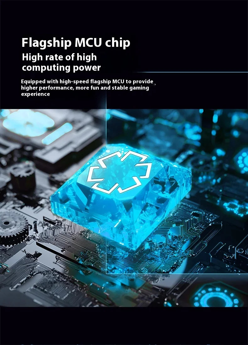 IROK Carotmas Mercury68 Teclado Mecânico com Switches Magnéticos 8K 68 Teclas RT0.004mm Baixa Latência Teclado Gaming com Fio Personalizado para PC Presentes