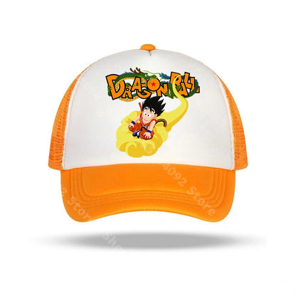Dragon Ball baseball sapkák, anime karakterekkel nyomtatott napellenzős sapkák, gyerekeknek és felnőtteknek, nyári, lélegző, alkalmi sapkák, állítható csúcsú sapkák, ajándékok