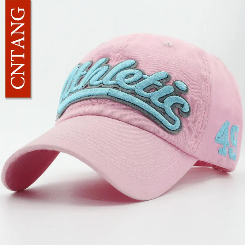 Czapka baseballowa z haftem wielkimi literami – męska letnia czapka codzienna, damska modna czapka typu snapback z bawełny, czapka z daszkiem w stylu hip-hopowym, jesienna czapka z regulowanym paskiem