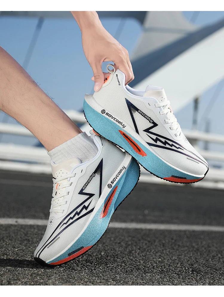 Running Shoes Carbon Plate Specialty Marathon Men's Sports Breathable Lightweight Women's Comfortable Athletic Non-slip Sneakers