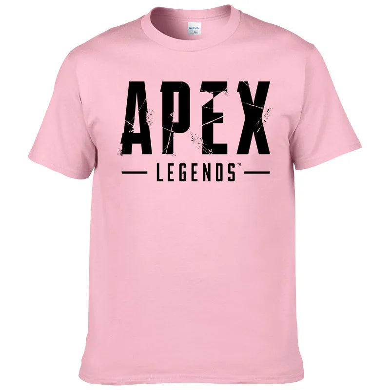 2026 Summer Streetwear T-shirt Men Fashion Casual Clothes Cotton Short Sleeve tshirt Printed Apex Legends T Shirt Harajuku Top