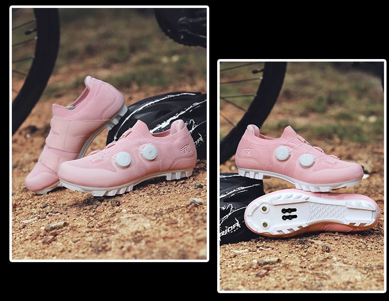 Professional Men Cycling MTB Shoes Route Cleats Speed Road Bike Sneaker Racing Women Flat Bicycle Mountain Spd Biking Footwear