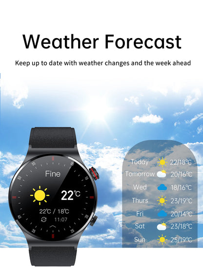 Luxury QW33 Smart Watches Men NFC Wireless Call Fitness Waterproof Sports Wrist Intelligent Smartwatches for Women Android 2026
