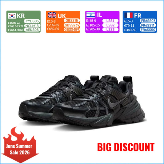 Nike V2K Run Men's Low-Top Running Shoes Versatile, Durable, Casual Training & Urban Commuting HJ4497-001