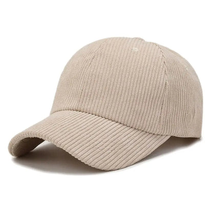Unisex kordbársony baseball sapka, állítható napellenző sapka, hiphop sapka, férfiaknak