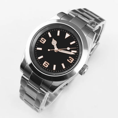Custom Logo Luxury NH35 Watch for Women Men Watches 36MM/39MM Automatic Mechanical Wristwatches Sapphire Lume 10Bar Dive Reloj