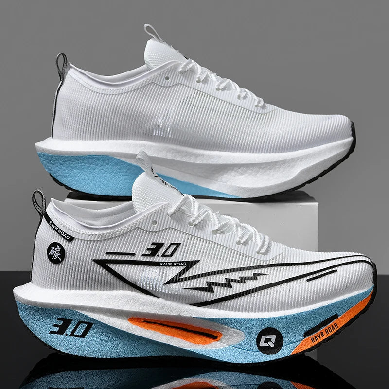 Running Shoes Speciality Men Marathon Sports Carbon Board Breathable Ultralight Women Comfy Athletic Cushion Stability Sneakers