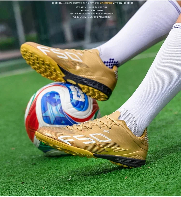 Nouvelles chaussures de football pour hommes, chaussures de football professionnelles, chaussures d'entraînement, chaussures de match, baskets antidérapantes, chaussures de sport pour terrain gazonné, chaussures d'extérie