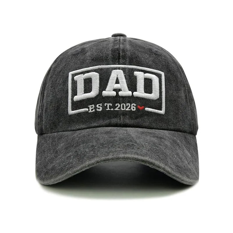 2pcs Retro Washed DAD MOM embroidery Embroidered Baseball Hat for women,Outdoor Sport Adjustable Sunshade breathable driver caps