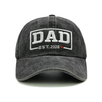 2pcs Retro Washed DAD MOM embroidery Embroidered Baseball Hat for women,Outdoor Sport Adjustable Sunshade breathable driver caps