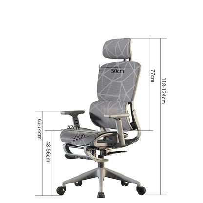 Ergonomic Recliner Chairs Gaming Computer Office Chair Free Delivery Wheels Foot Rest Comfortable Silla De Oficina Furniture